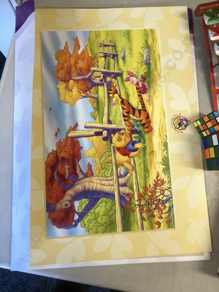 Box Lot Winnie The Pooh Ltd Edition Prints, Fun Books, Books Etc Image 1++