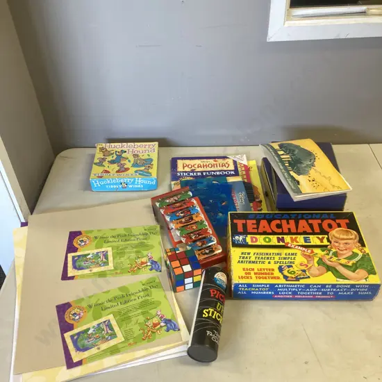 Box Lot Winnie The Pooh Ltd Edition Prints, Fun Books, Books Etc