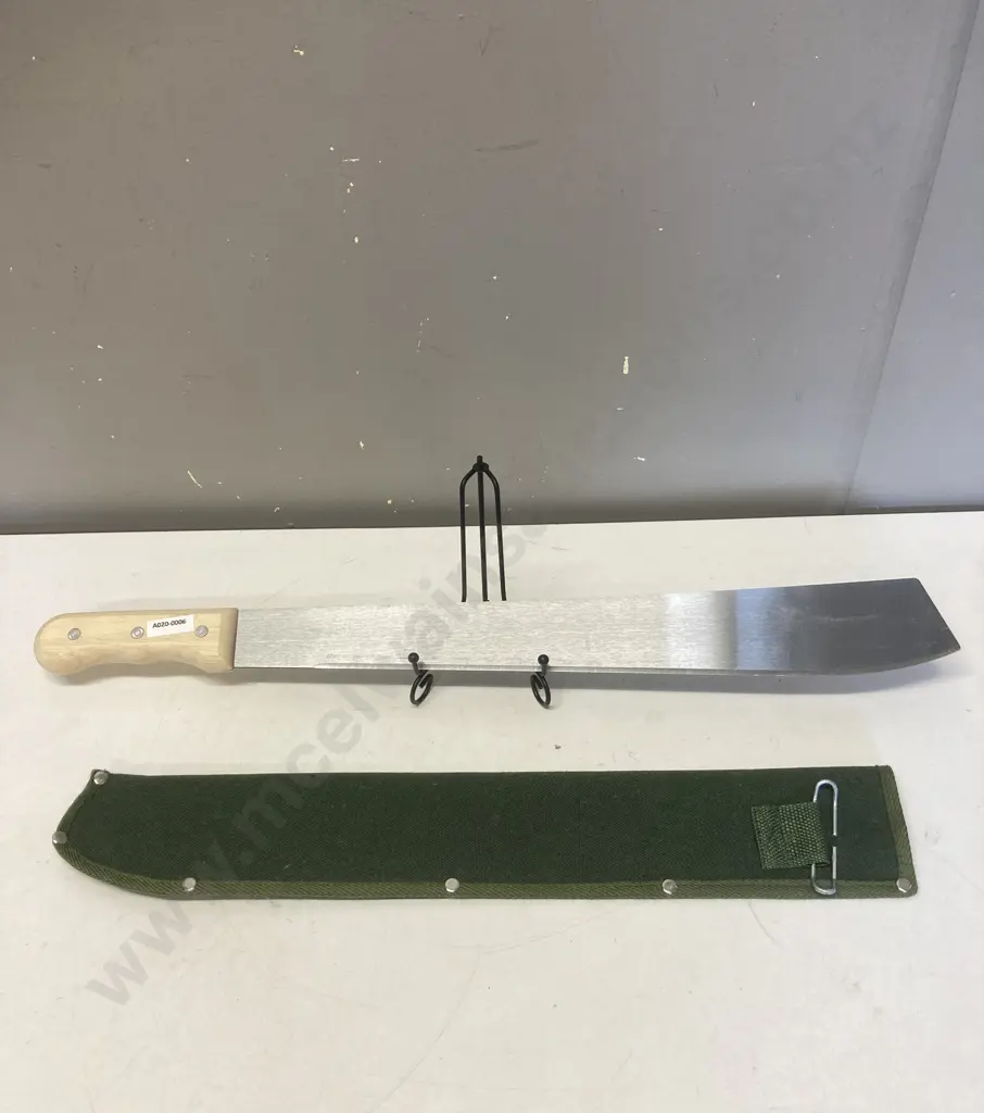 Toolbox 18" Machete With Canvas Sheath Image 1++
