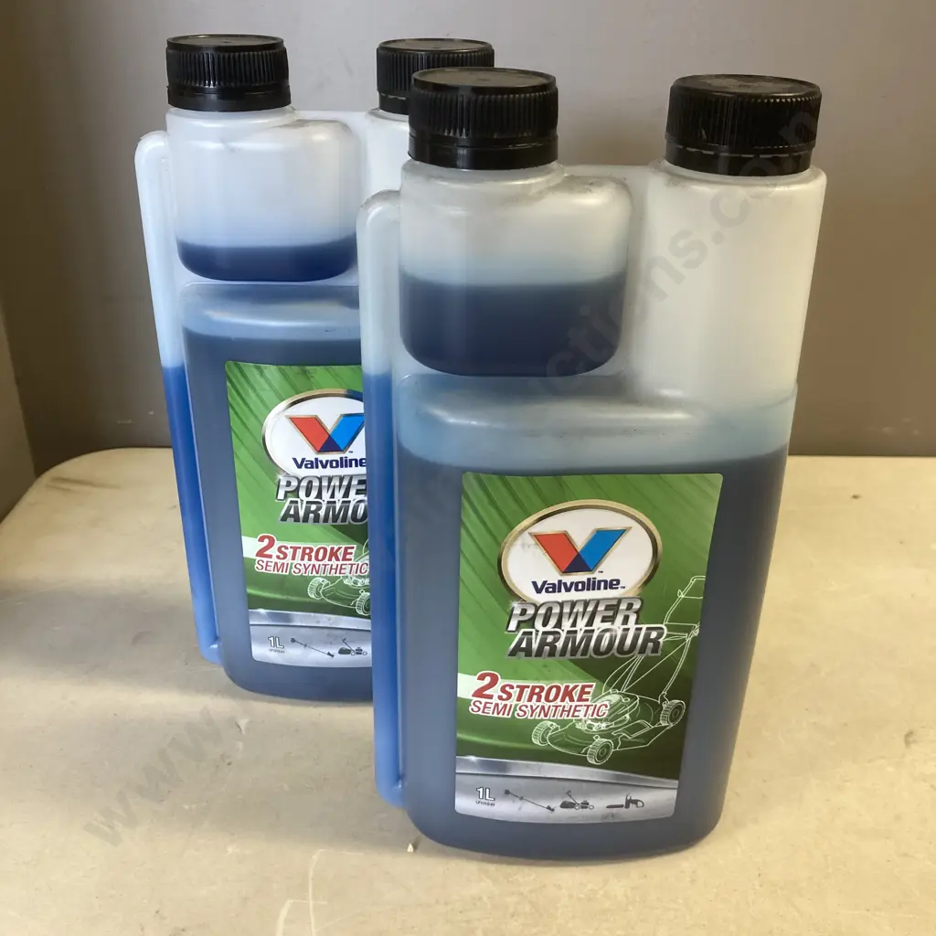 Pair of Valvoline Power Armour 2 Stroke Semi Synthetic Image 1++
