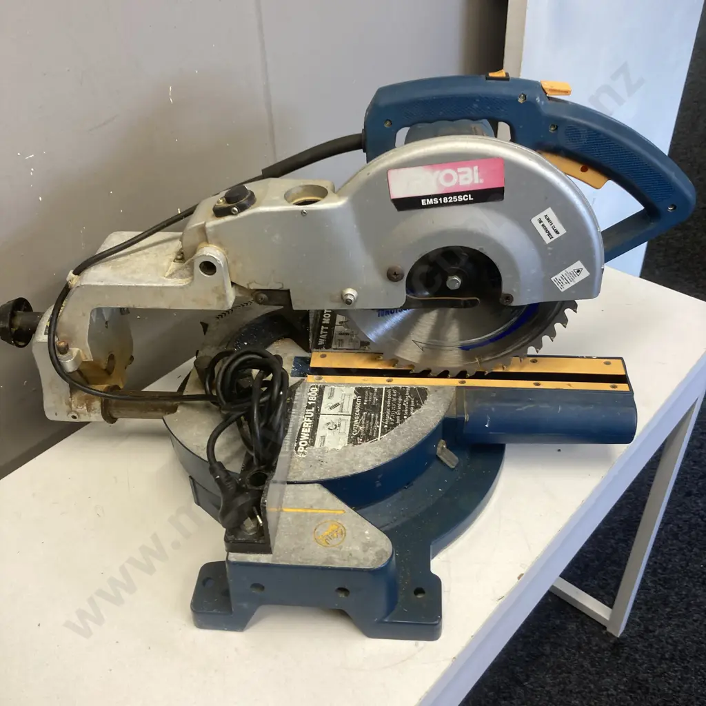 Ryobi 254MM Slide Compound Mitre Saw  EMS1825SCL Image 1++