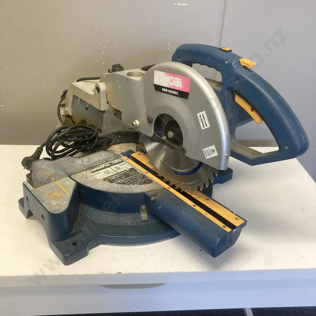 Ryobi 254MM Slide Compound Mitre Saw  EMS1825SCL Image 1++