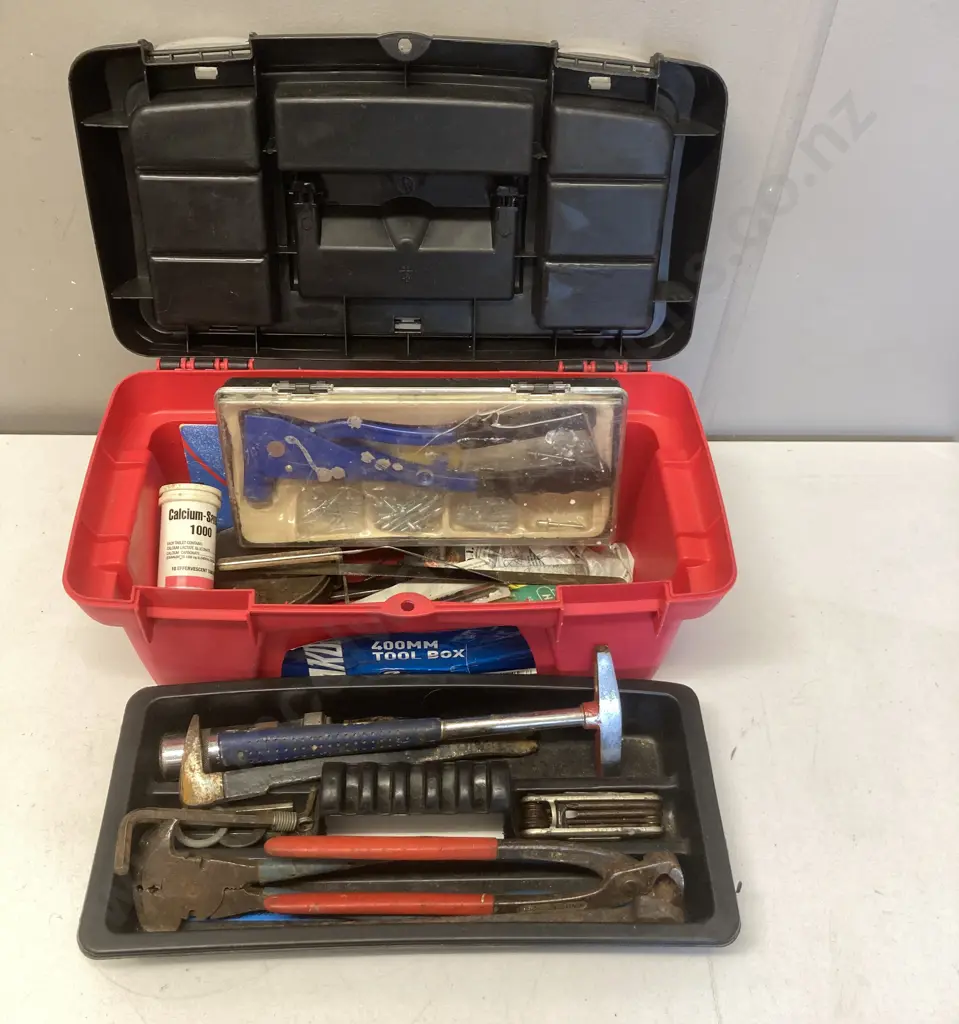 Mako Plastic Toolbox - Fencing Pliers, Wrecking Bars, Pot Riveter Etc Image 1++