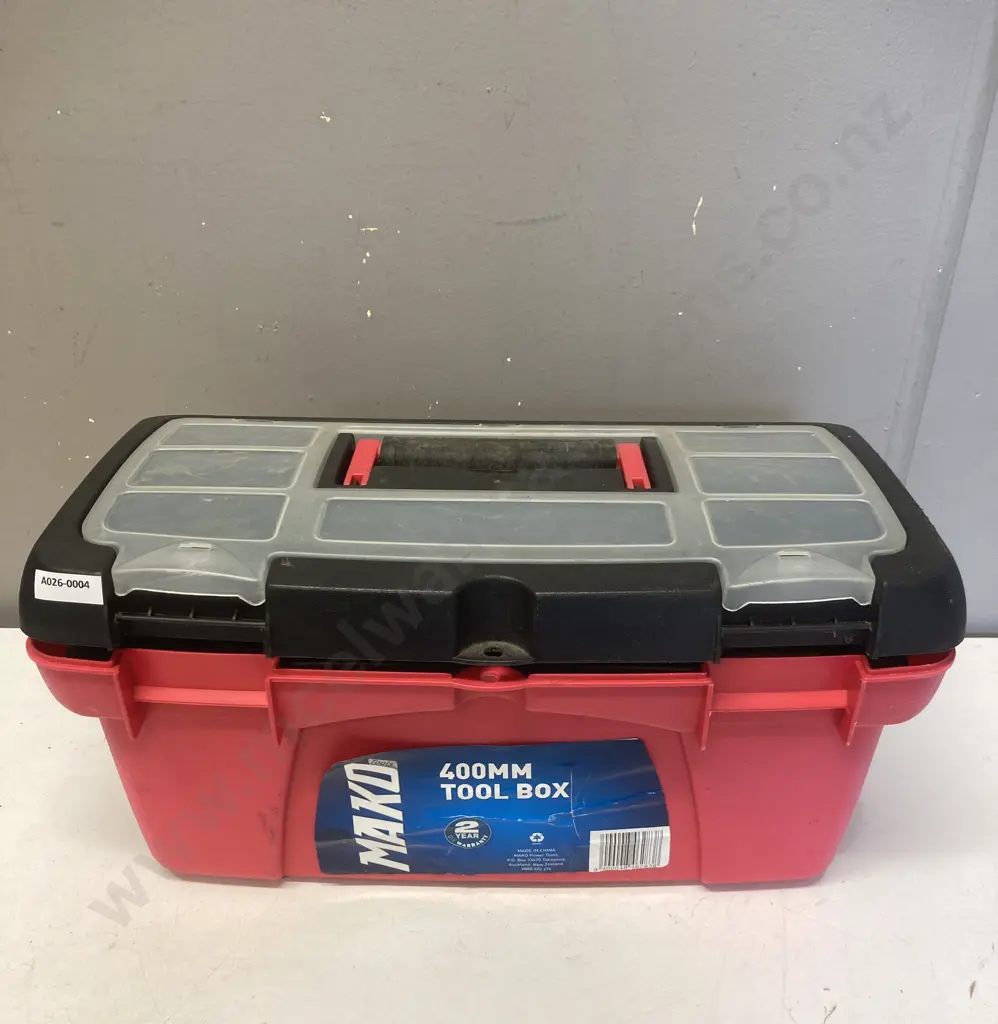 Mako Plastic Toolbox - Fencing Pliers, Wrecking Bars, Pot Riveter Etc Image 1++