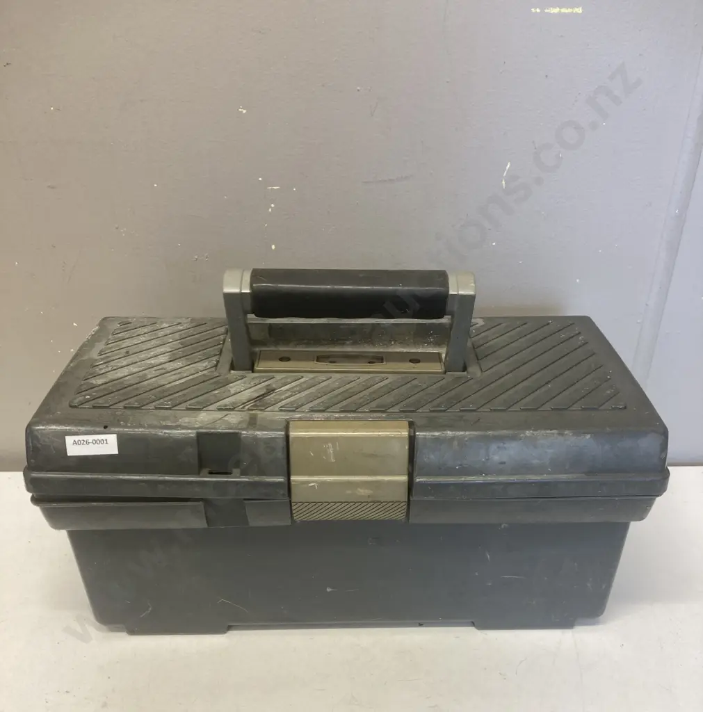 Plastic Toolbox - Pliers, Chisels, Vice Grips, Pot Riveter Etc Image 1++