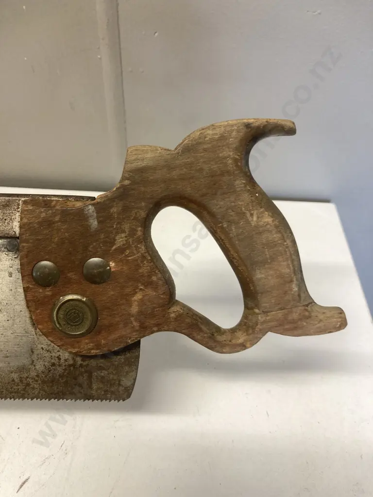 Vintage 30” DISSTON Stanley Sweetheart Tenon Saw, Steel Back - Canada Image 1++