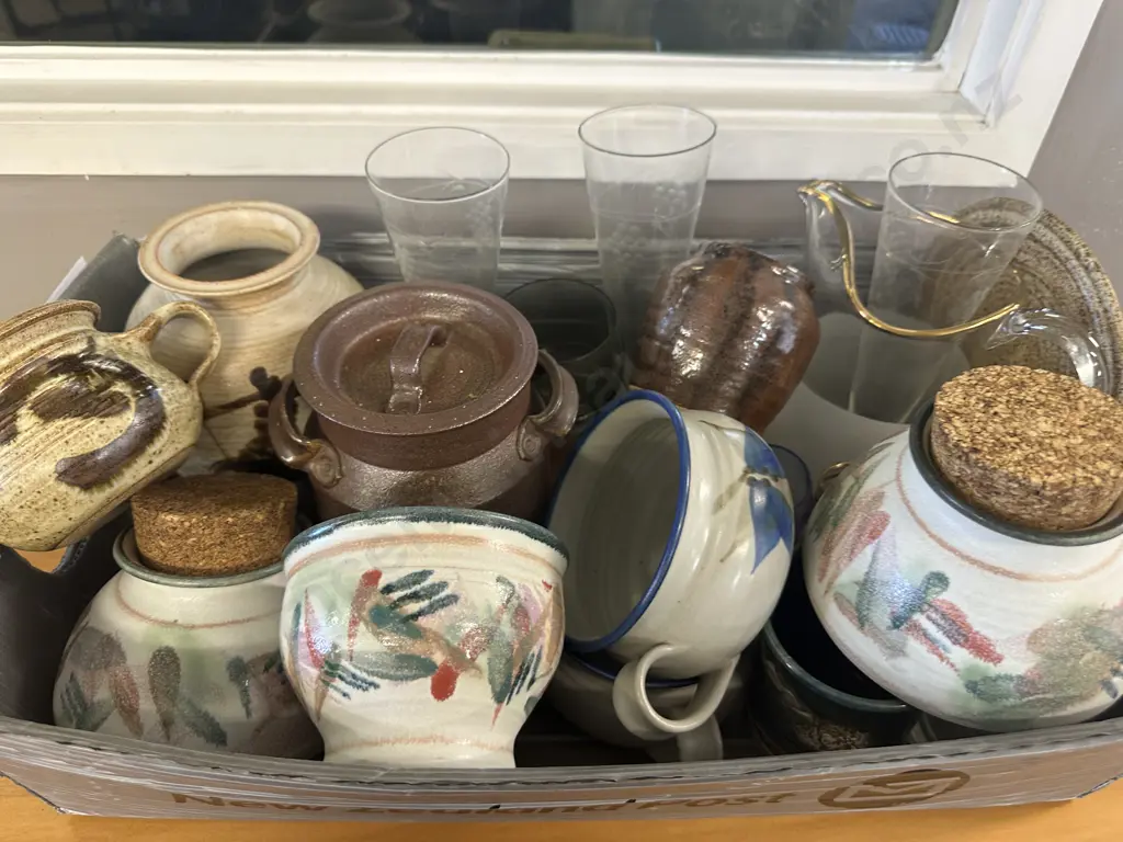 Assorted Pottery & Glass Items Image 1++