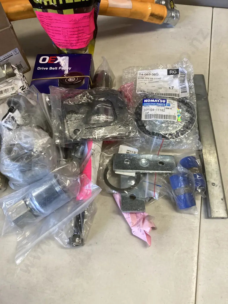 Box lot Mechanical, Steel Plate, Hydraulc Hoses Etc Image 1++