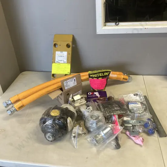 Box lot Mechanical, Steel Plate, Hydraulc Hoses Etc