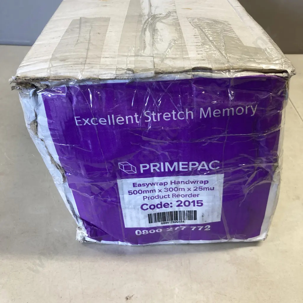 Primepac Easywrap Handwrap 500m x 300m x 25mu, 4 x Rolls Image 1++