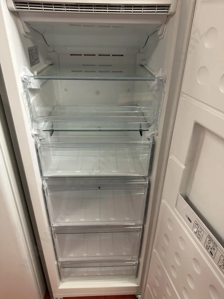 Haier 258 Litre Vertical Freezer Model HVF260SS2 (No Handles) Image 1++
