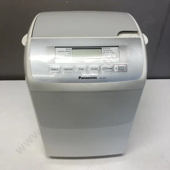 Panasonic Automatic Bread Maker SD-257 With Instruction & Recipes Book