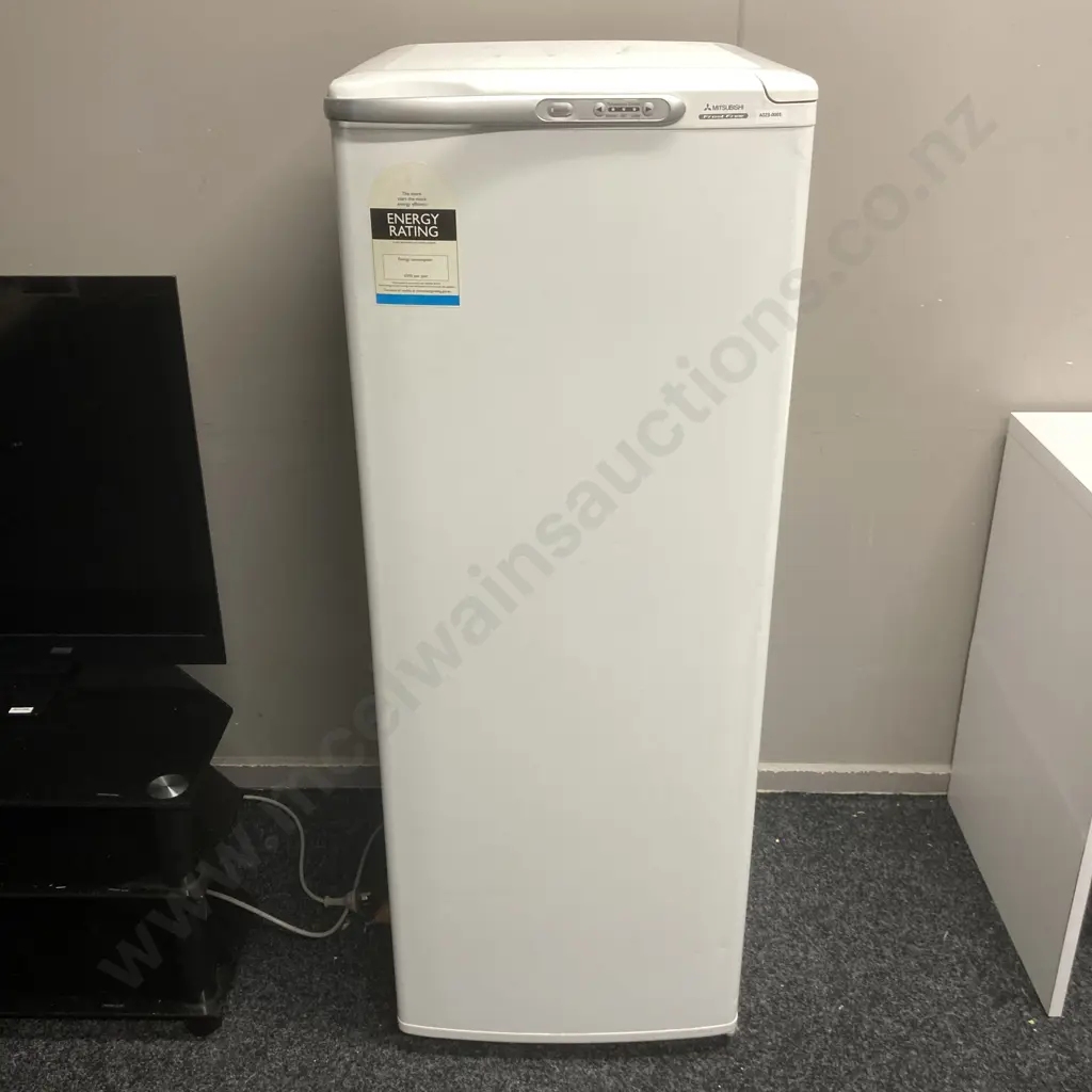 Mitsubishi 160 Litre Upright Freezer Model MF-U160S-W-A Image 1++