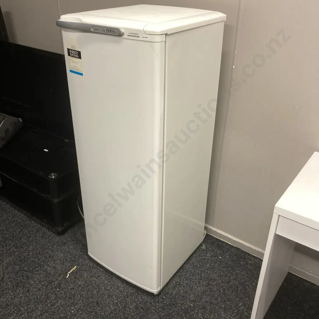 Mitsubishi 160 Litre Upright Freezer Model MF-U160S-W-A Image 1++
