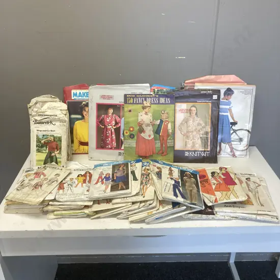 Box Lot Vintage Patterns