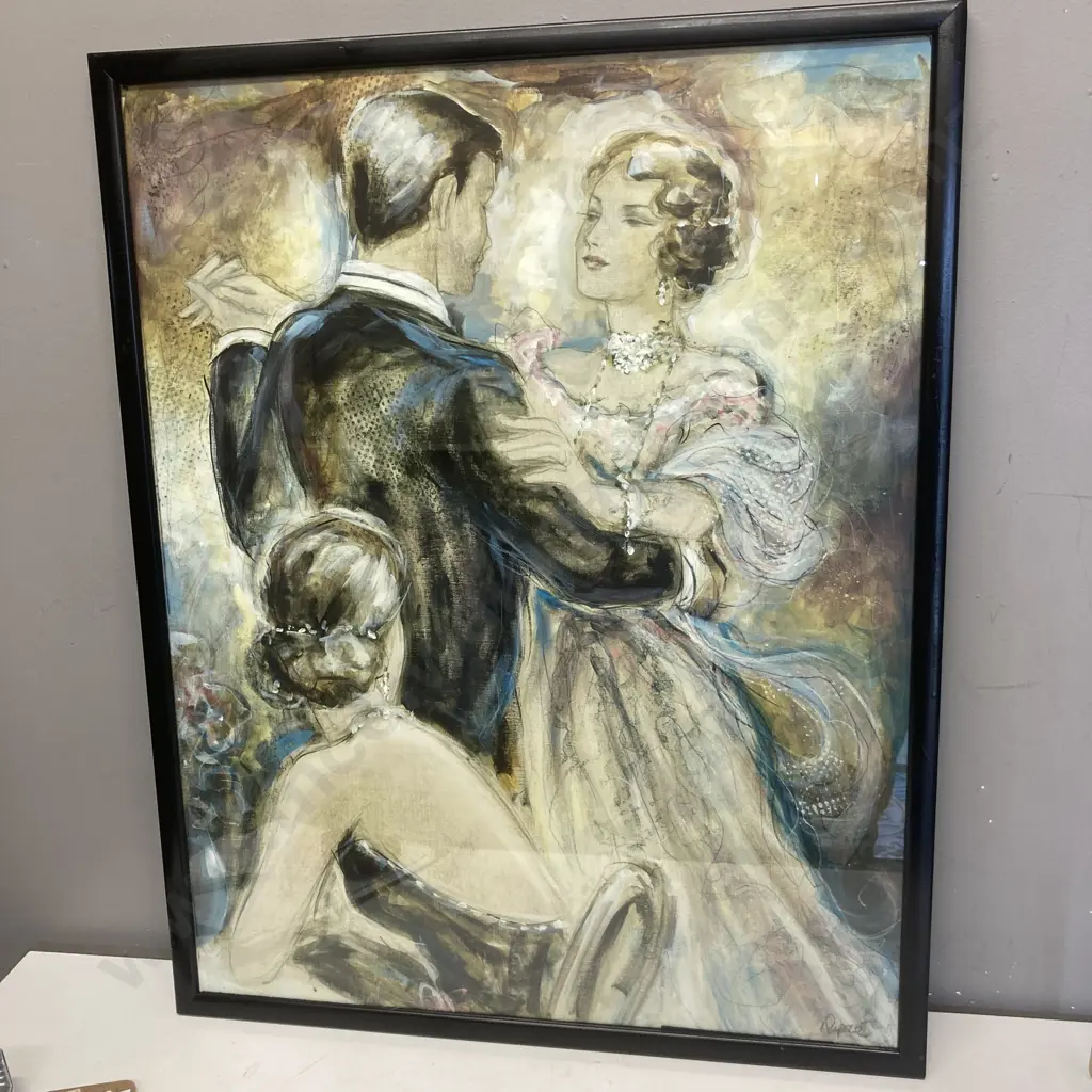 Black Tie Affair II Giclee by Karen Dupree. 74 x 59cm Image 1++