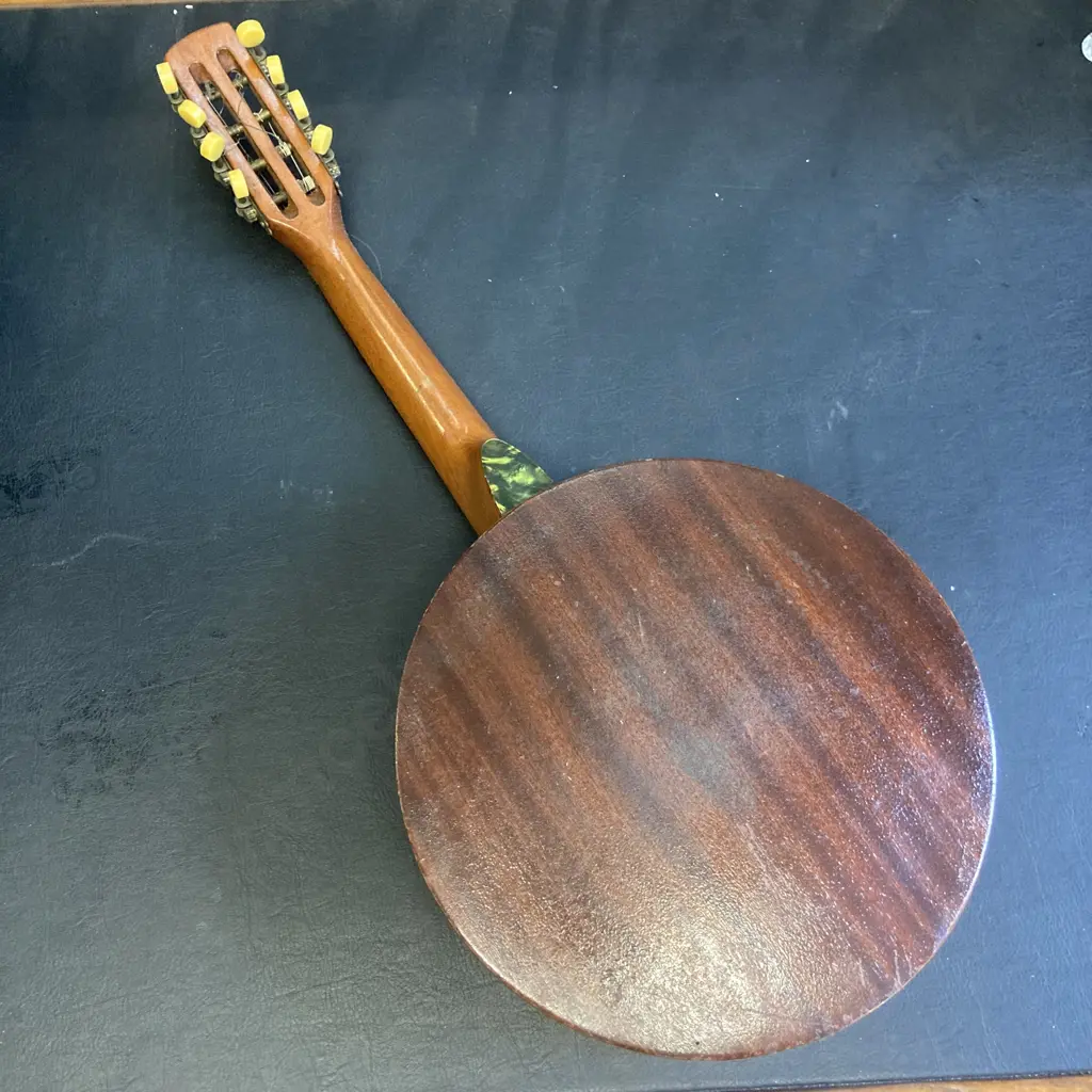 Antique 1920s Canto Banjo-Mandolin - France, 8 String, With Case (As Found Condition) Image 1++
