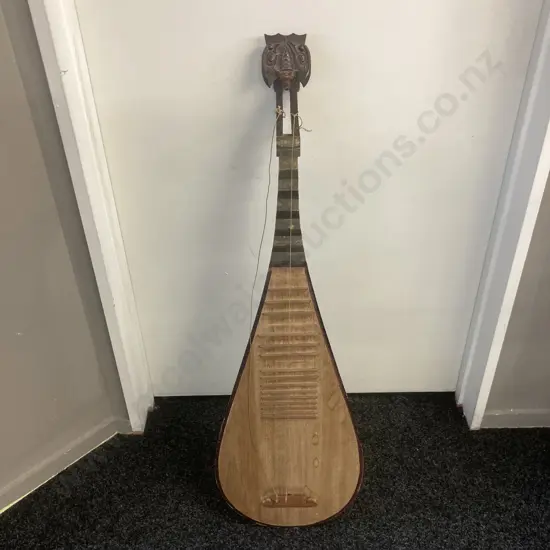 Vietnam 'Dan ty ba' Four String Lute (As Found Condition)