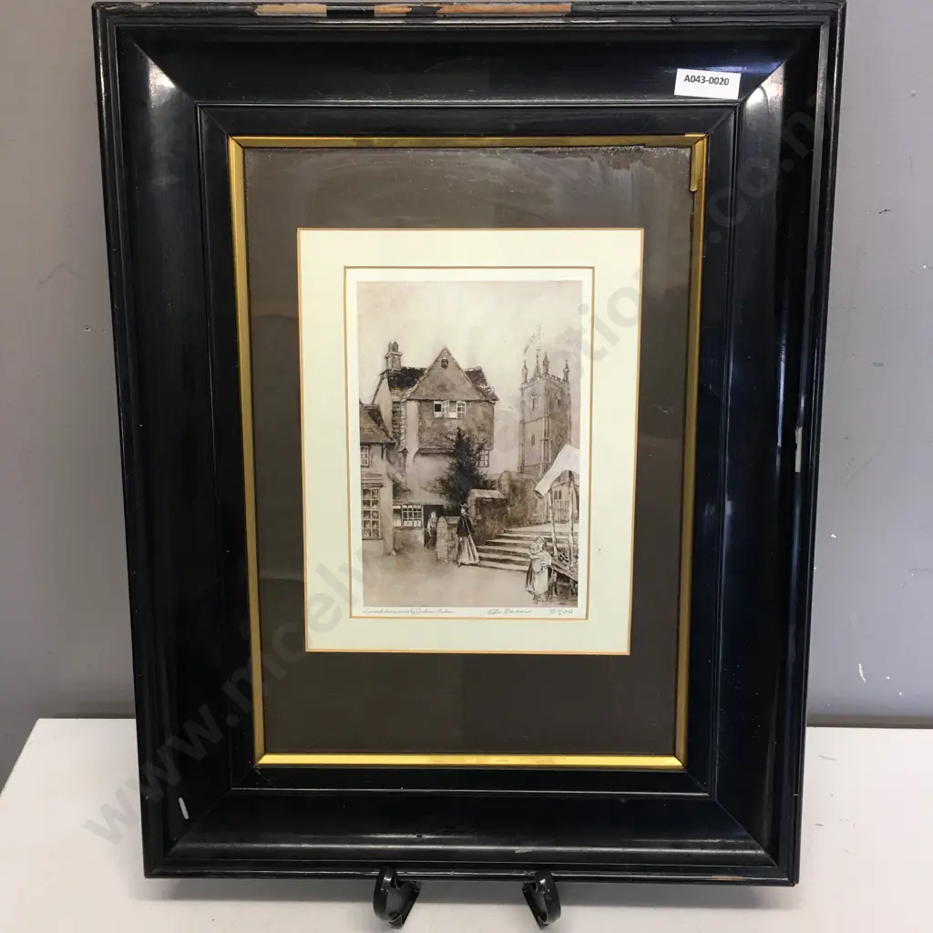 Limited Edition Print by Graham Andrew 8/500 Signed (Frame As Found). 46 x 36cm Image 1++
