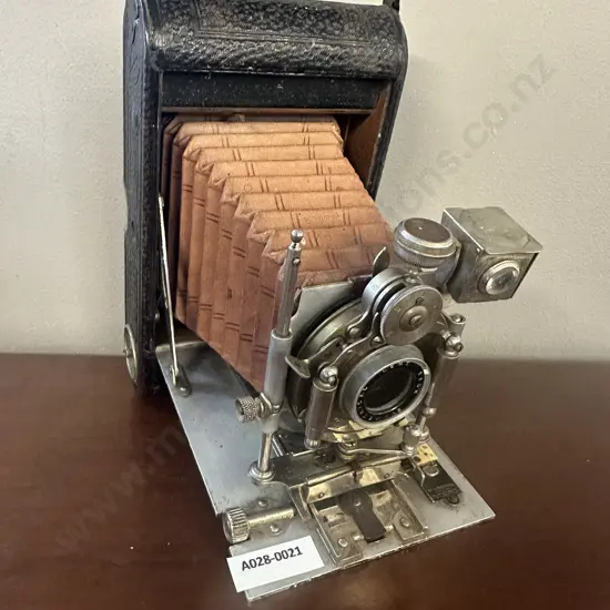 ICA? Black Bellows Folding Vintage Film Camera