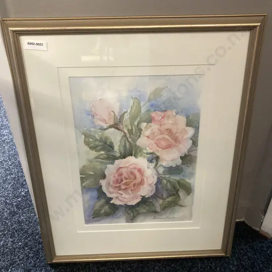 Barbara Howie Watercolour ,Signed. 47 x 38cm Glazed Framed