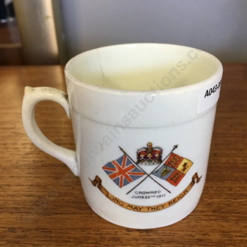 Antique 1911 George.V. Coronation Cup Image 1++
