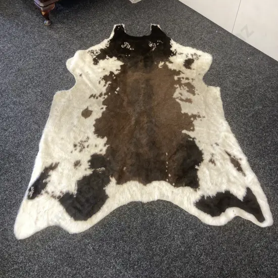 Faux Cow Hide Floor Rug. 180 x 136cm