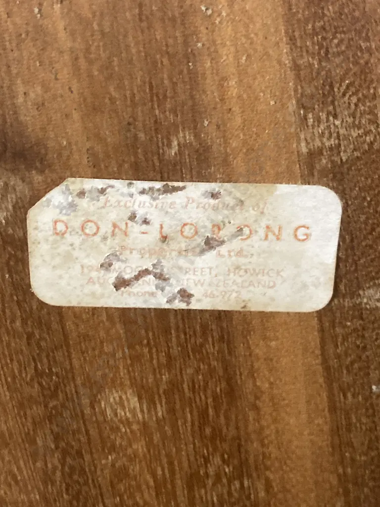 Unique Don Lorong Mid Century Tea Trolley, On Metal Castors, Original Don Lorong Sticker To Underside. H83 W69 D45cm Image 1++