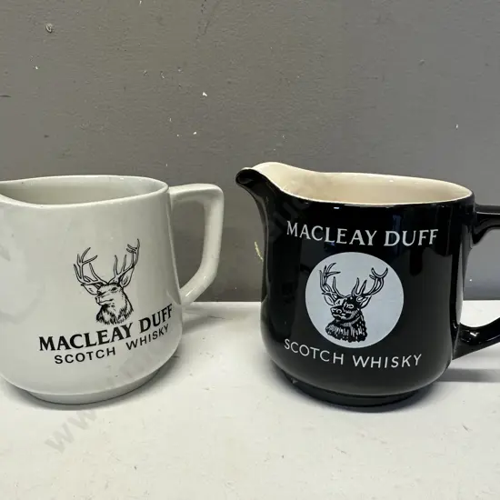 MacLeay Duff Scotch Whisky Water Jugs