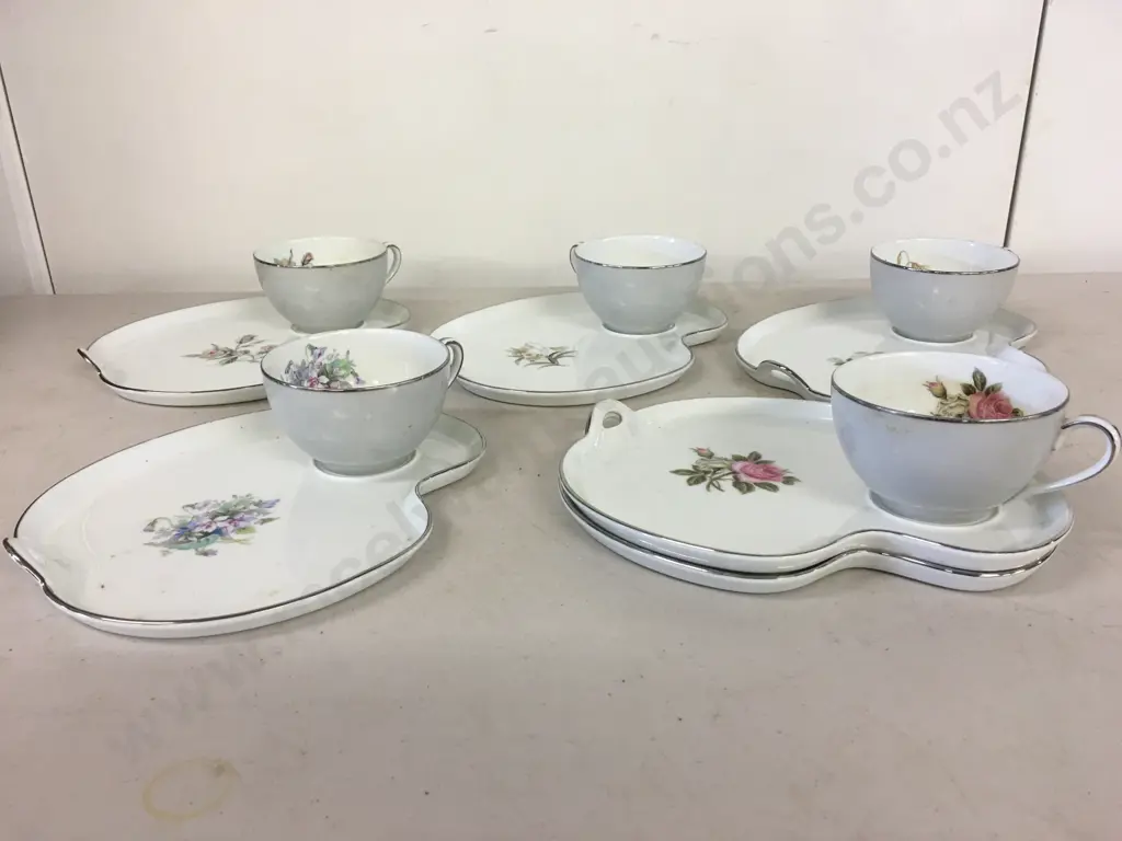 Selection Of Noritake Snake Plates & Cups Image 1++
