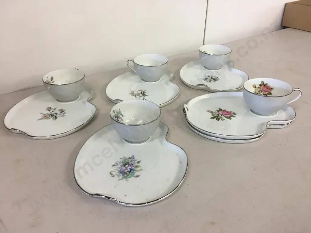 Selection Of Noritake Snake Plates & Cups Image 1++