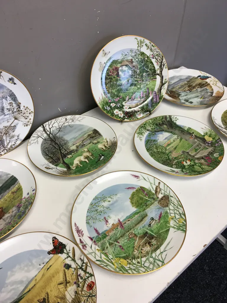 Selection of Royal Worcester Porcelain Collectors Plates Image 1++