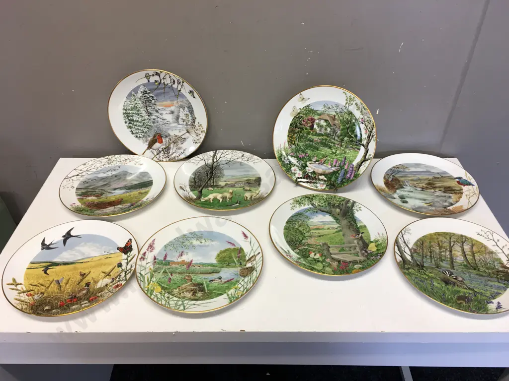 Selection of Royal Worcester Porcelain Collectors Plates Image 1++