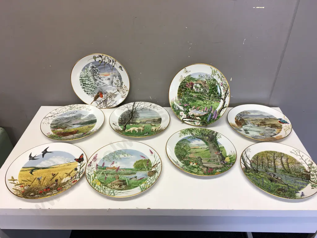 Selection of Royal Worcester Porcelain Collectors Plates Image 1++