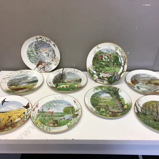 Selection of Royal Worcester Porcelain Collectors Plates