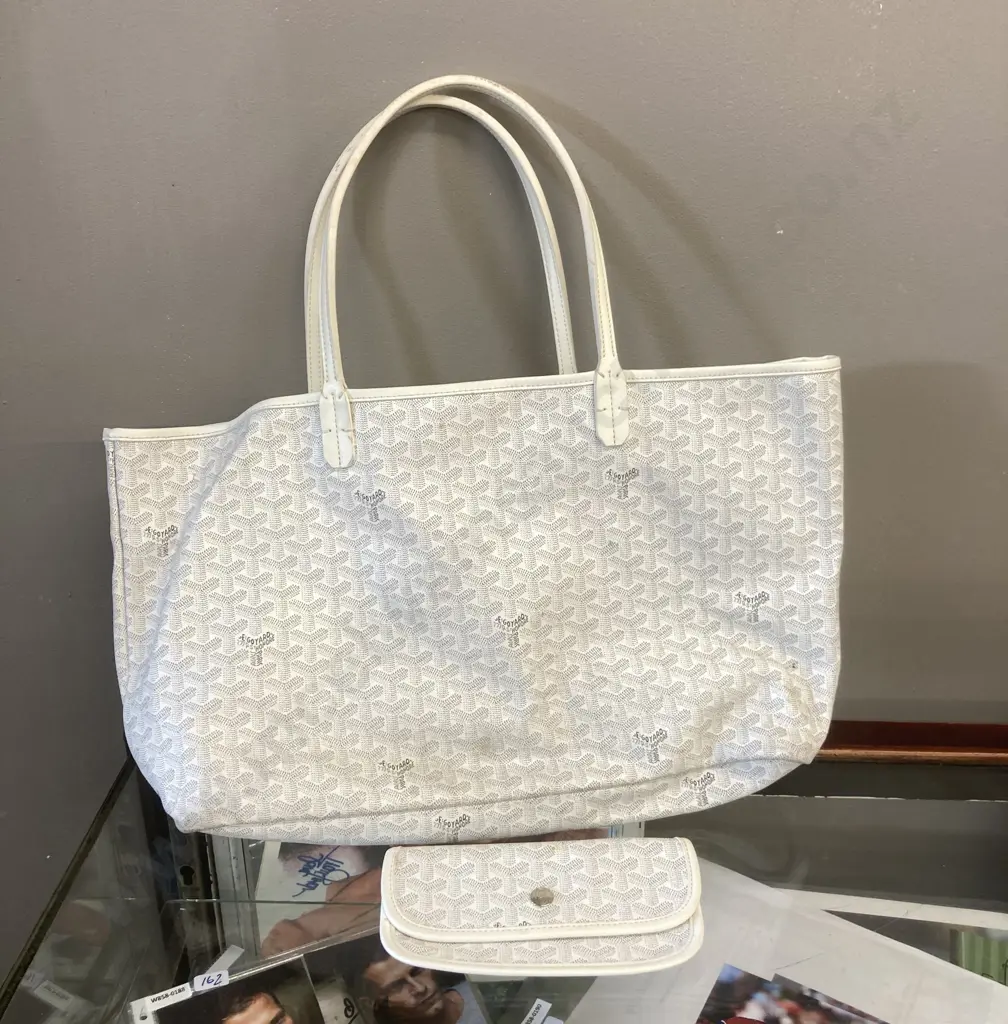 E:Goyard Honore Paris Tote Bag With Matching Purse Image 1++