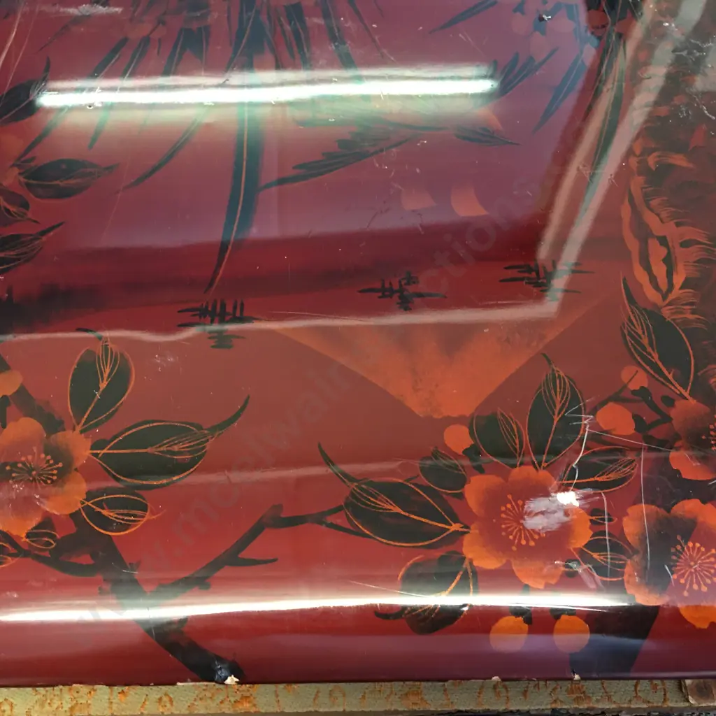 Vintage Japanese Lacquered Album With Shibayama Decorated Cover. 17 x 36cm (As Found Condition) Image 1++