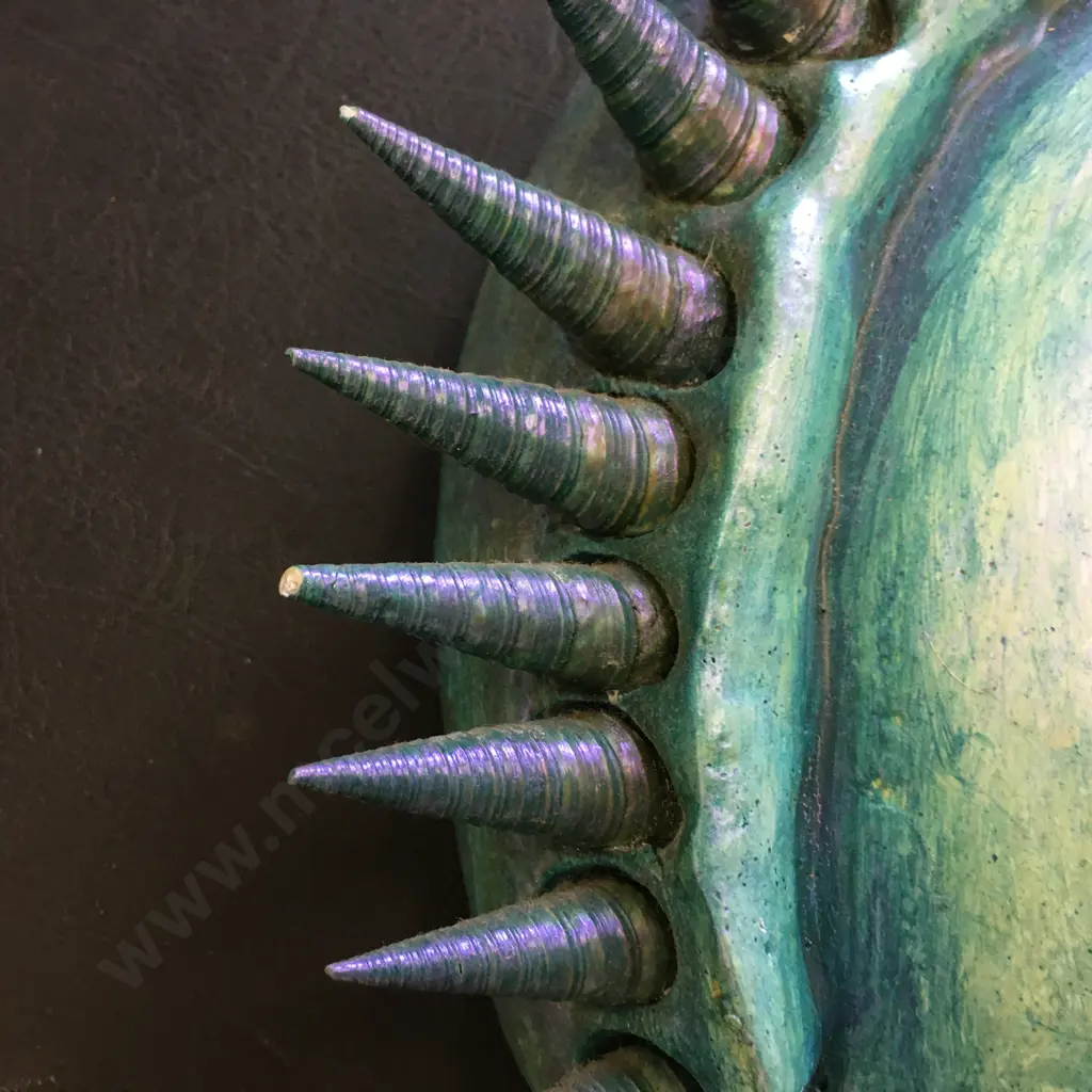 Ceramic Turquoise Eye Wall Hanging (20 x 25cm) Image 1++