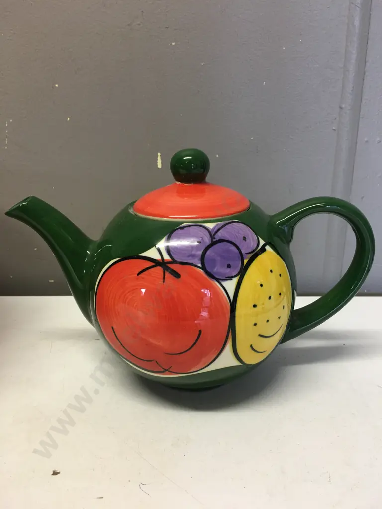 Petra Ceramics "Eden" Bowl & Teapot Image 1++