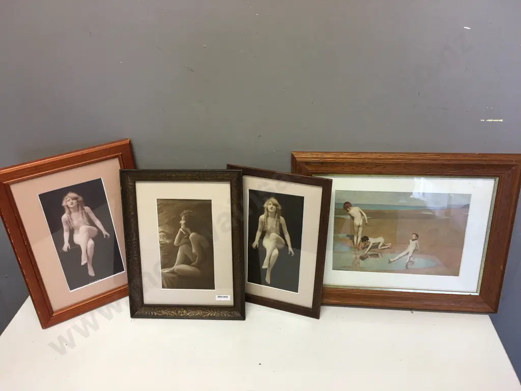 Vintage Nude prints x 4 Image 1++