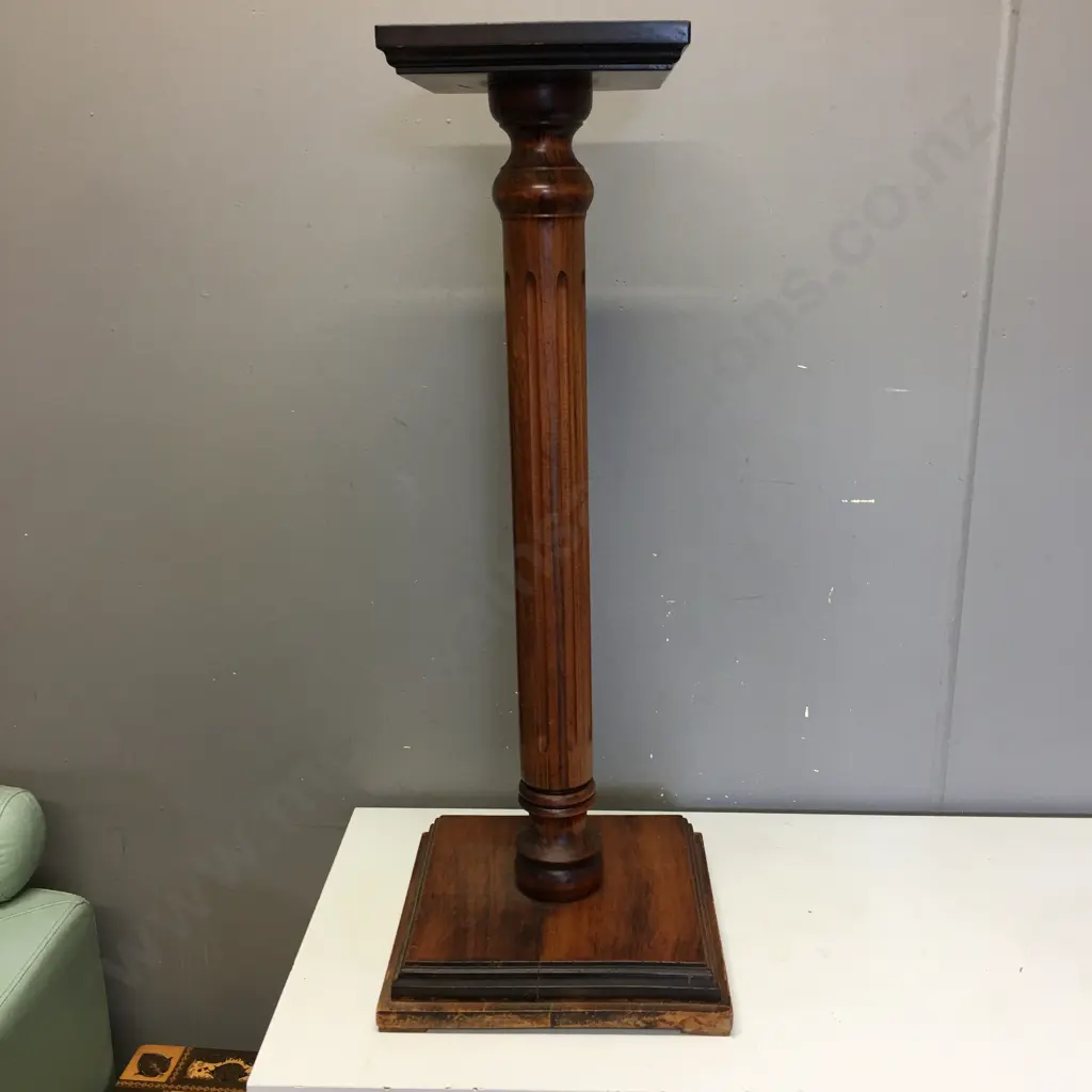Wooden Presentation Column H88cm. Image 1++