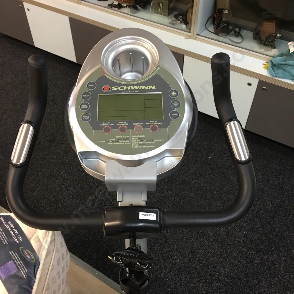 Schwinn 122 Upright Exercise Bike Image 1++