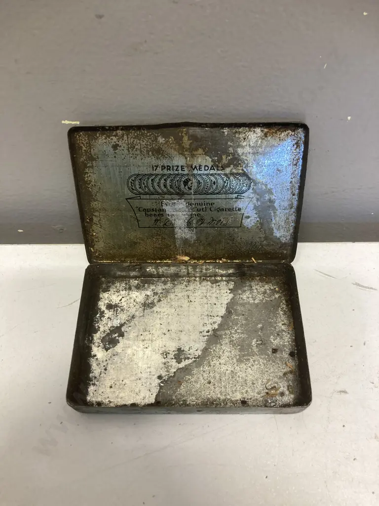 Vintage Cigarette Tins - Gold Flake Honey Dew & Capstan Navy Cut Image 1++