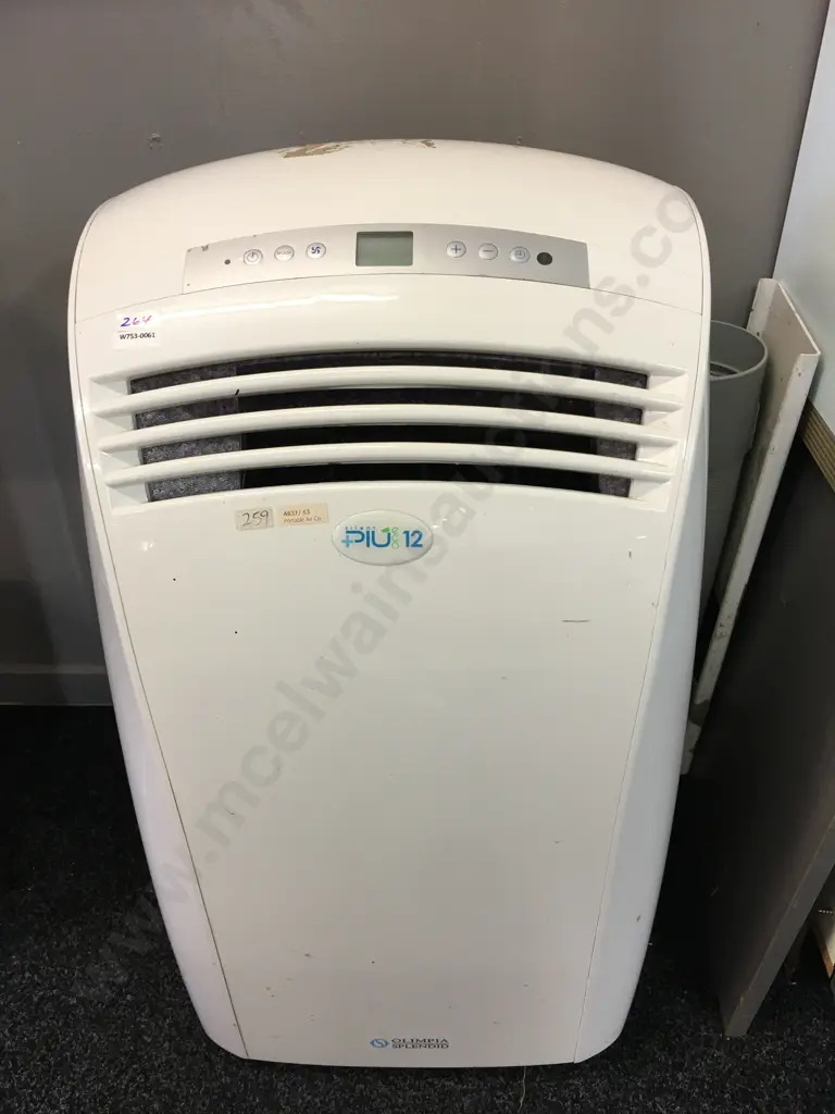 Olimpia Splendid Silent PIU Eco 12 Portable Air Conditioner With Remote Control Image 1++