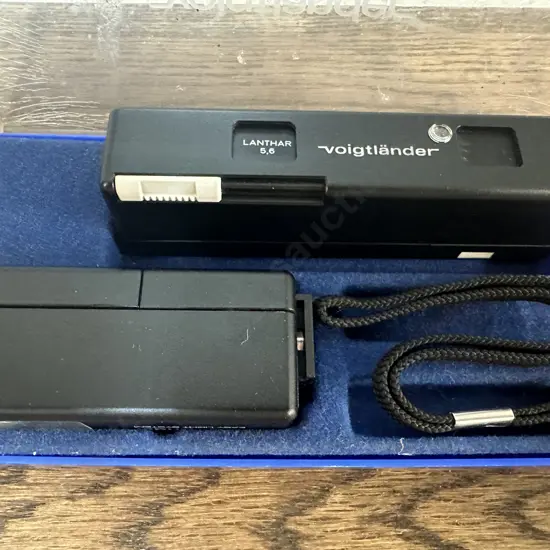 Voigtlander Vitoret 110 EL Vintage Pocket Camera Set In Case With Flash & Strap (Missing Battery Cover)