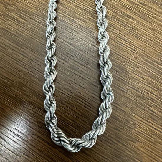 Stamped 925 Twisted Chain Necklace