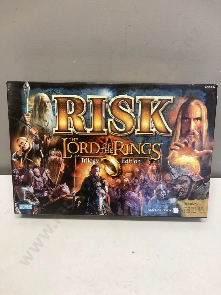 Hasbro Risk – The Lord Of The Rings Trilogy Edition / Board Game (2003) Image 1++