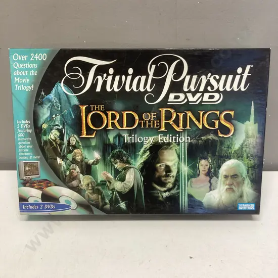 Hasbro Trivial Pursuit; DVD – The Lord Of The Rings Trilogy Edition / Board Game (2004)