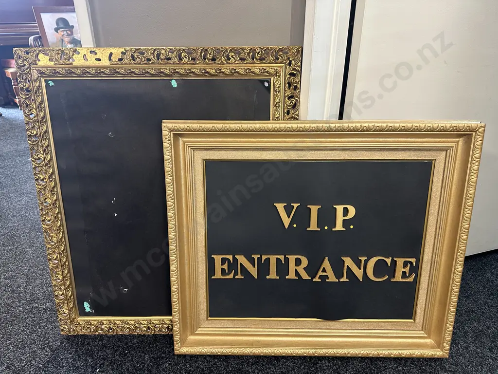 Gilt Framed VIP & Photo Board Image 1++