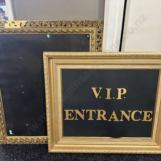 Gilt Framed VIP & Photo Board